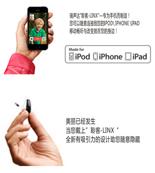 丹麦瑞声达助听器聆客系列(LINX)正式上市
